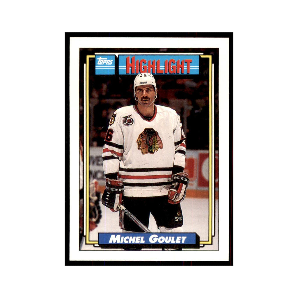 Michel Goulet 1992 Topps #347 Hockey Cards Hockey Card NM