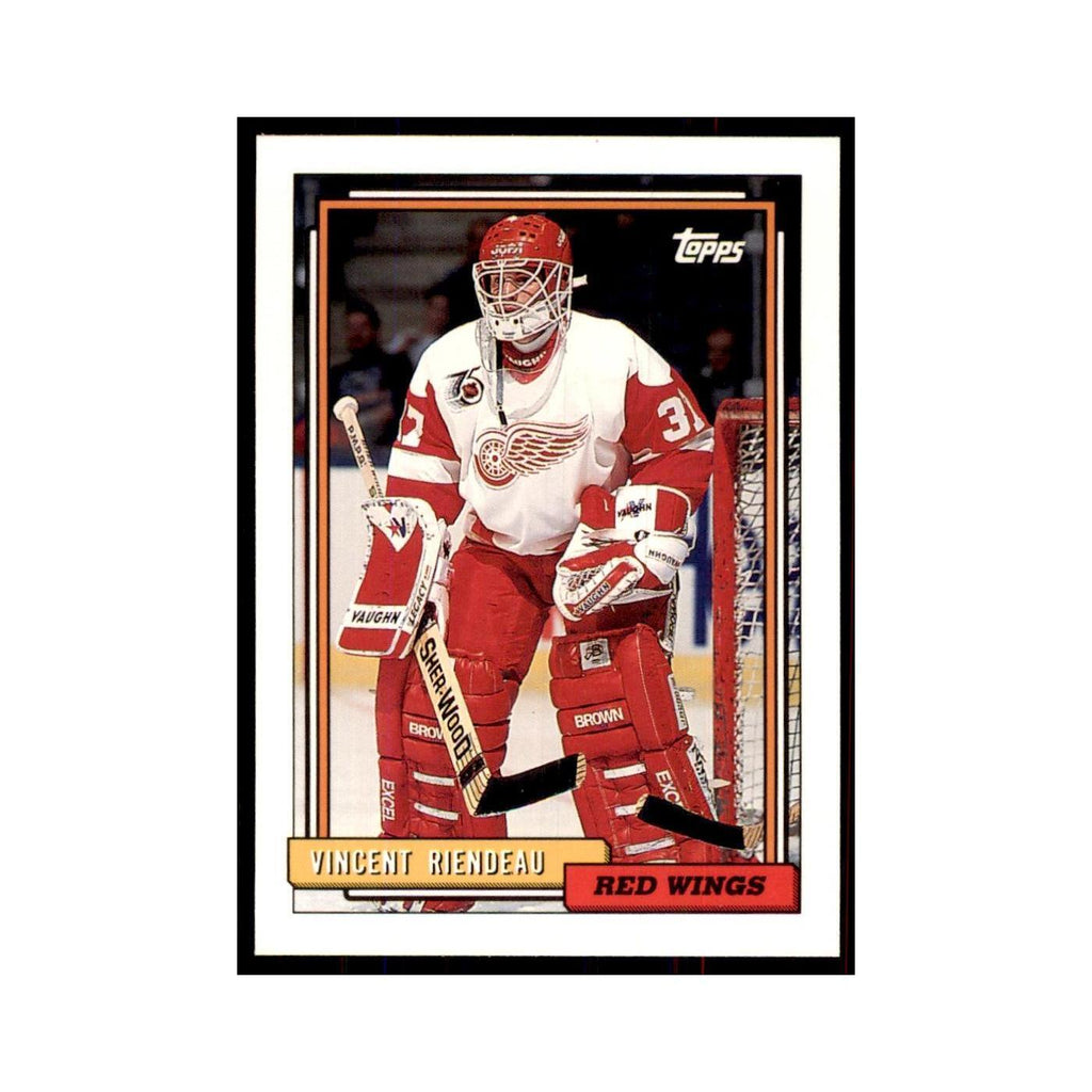 Vincent Riendeau 1992 Topps #466 Hockey Cards Hockey Card NM