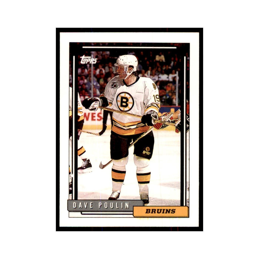 Dave Poulin 1992 Topps #155 Hockey Cards Hockey Card NM