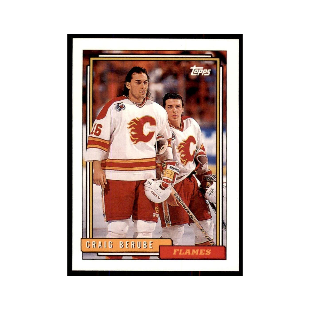 Craig Berube 1992 Topps #208 Hockey Cards Hockey Card NM