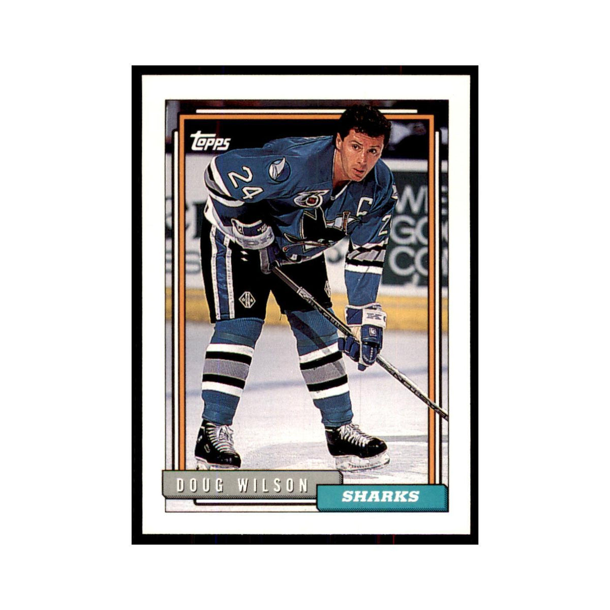 Doug Wilson 1992 Topps #482 Hockey Cards Hockey Card NM