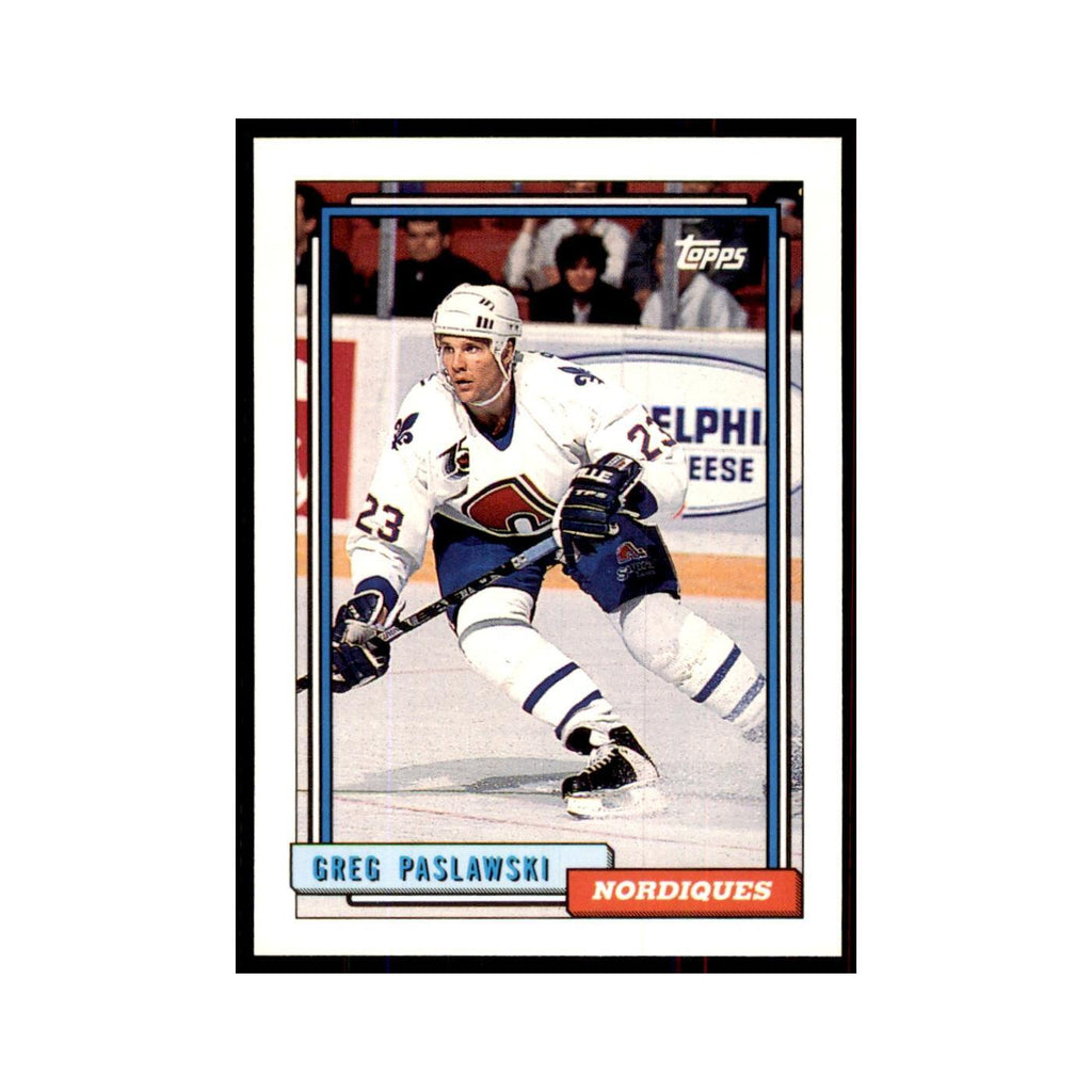 Greg Paslawski 1992 Topps #33 Hockey Cards Hockey Card NM