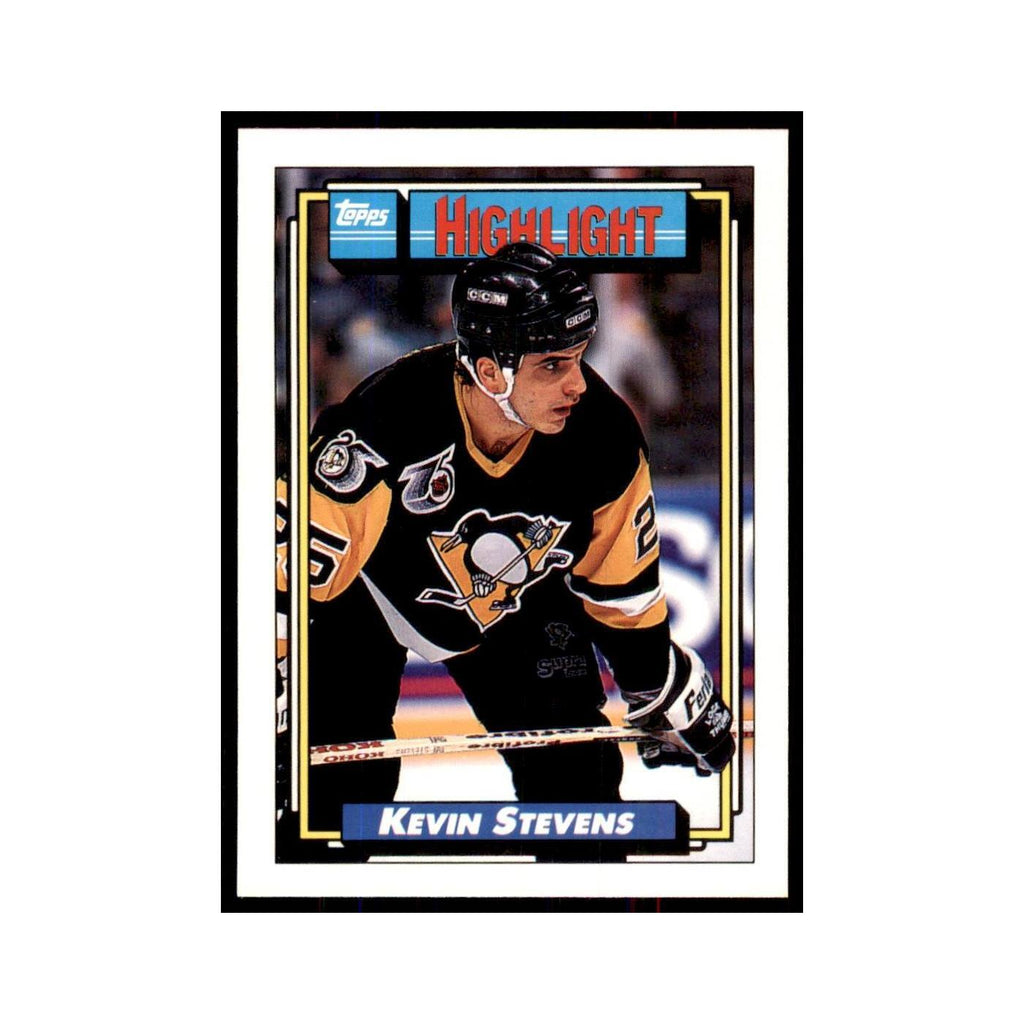 Kevin Stevens 1992 Topps #429 Hockey Cards Hockey Card NM