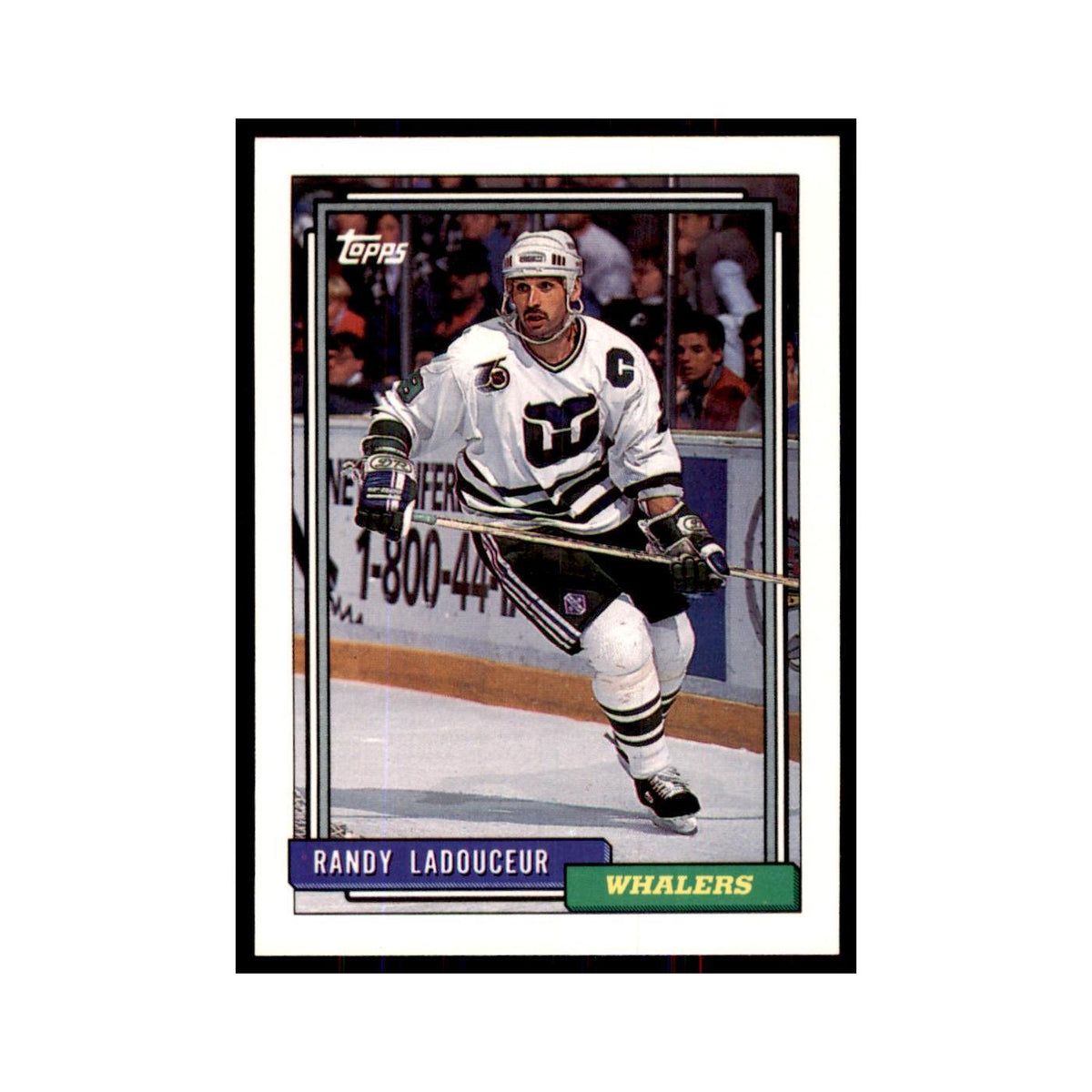 Randy Ladouceur 1992 Topps #344 Hockey Cards Hockey Card NM