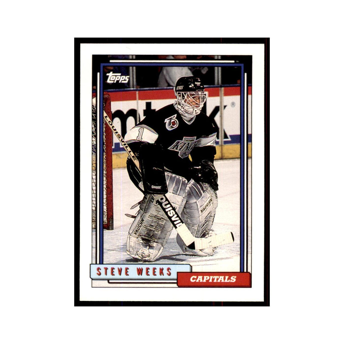 Steve Weeks 1992 Topps #461 Hockey Cards Hockey Card NM