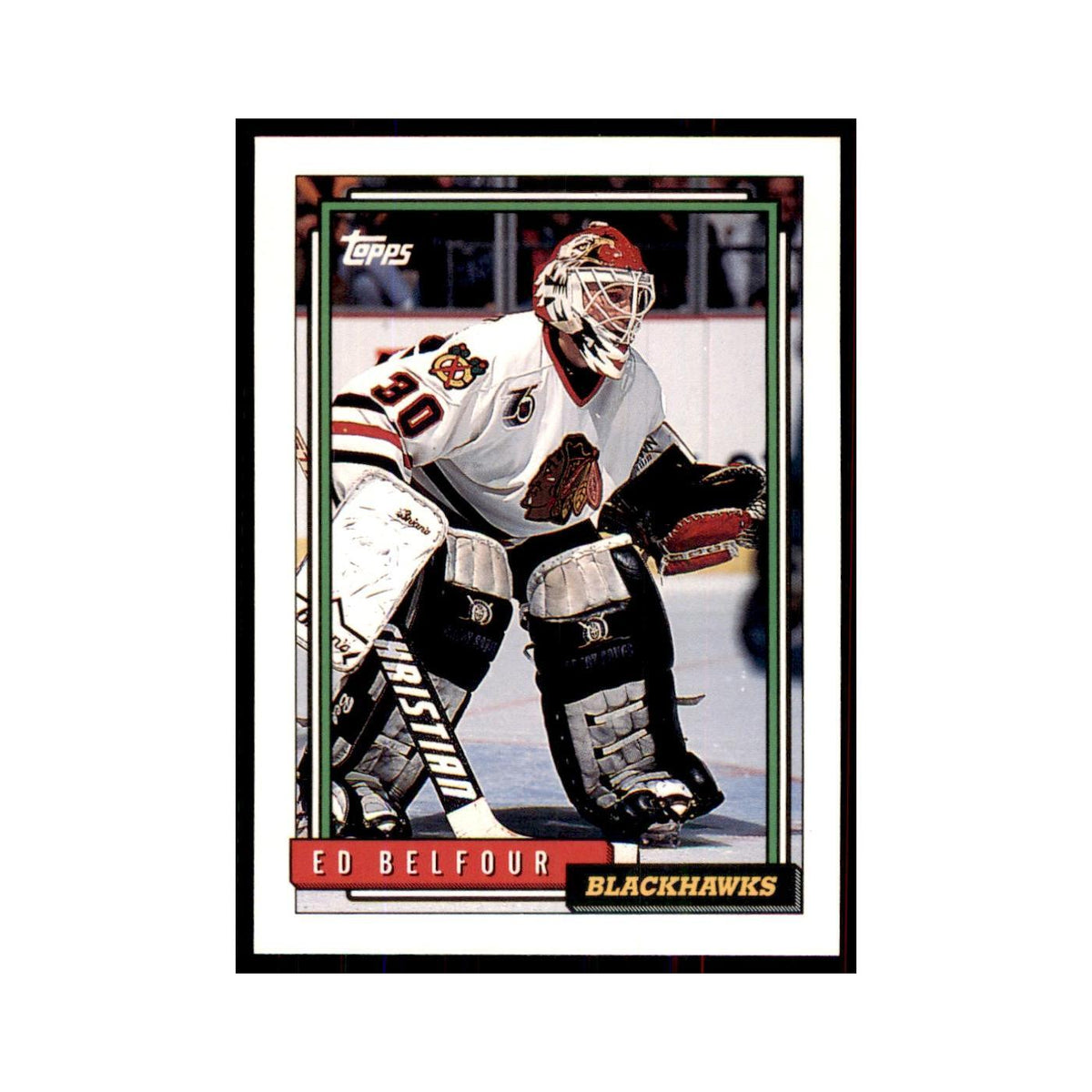 Ed Belfour 1992 Topps #22 Hockey Cards Hockey Card NM