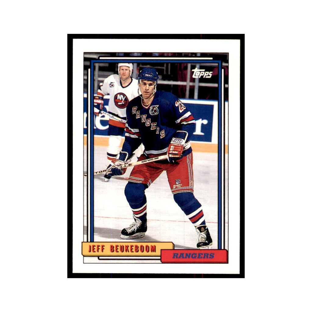 Jeff Beukeboom 1992 Topps #57 Hockey Cards Hockey Card NM