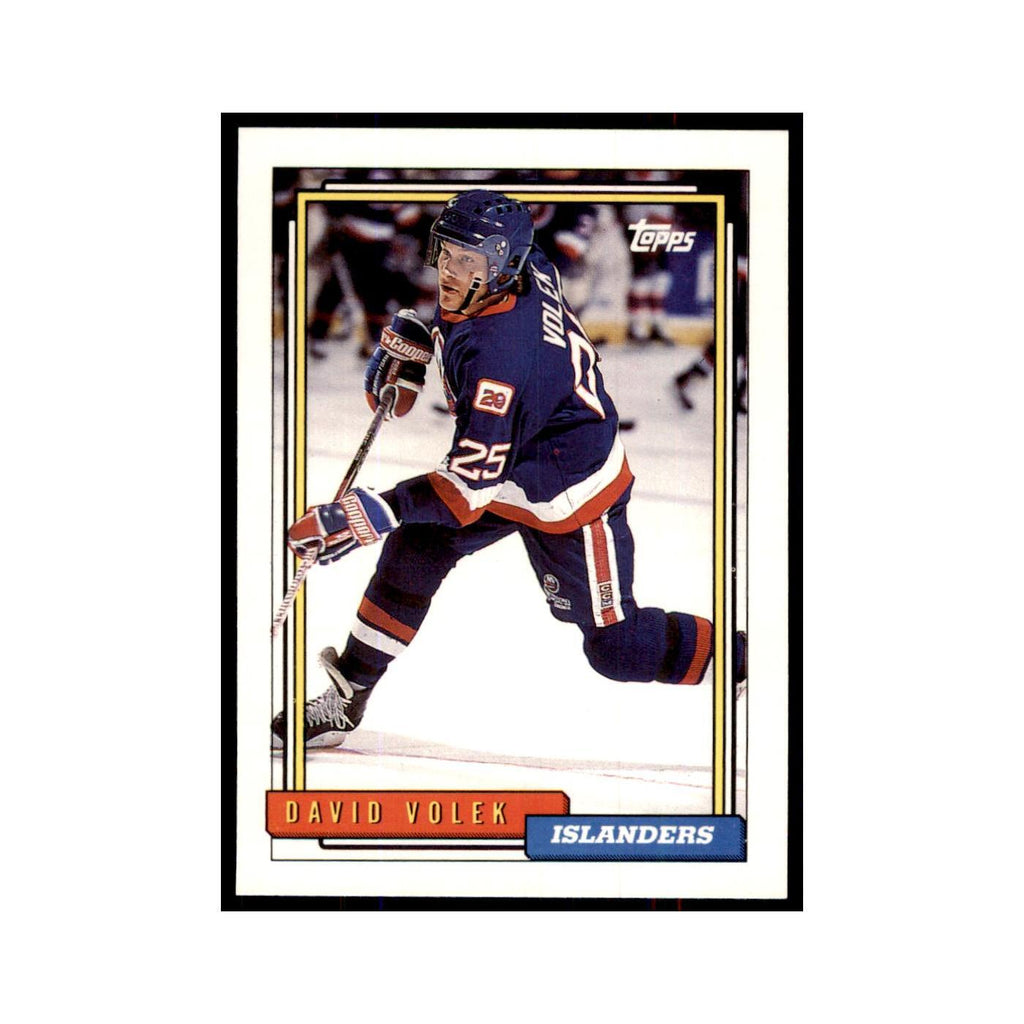 David Volek 1992 Topps #204 Hockey Cards Hockey Card NM
