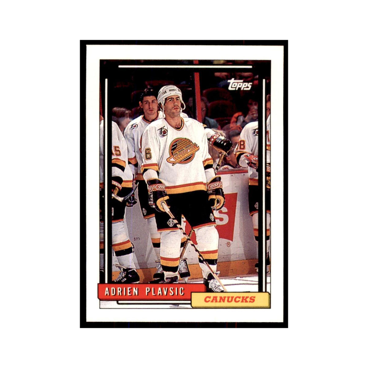 Adrien Plavsic 1992 Topps #323 Hockey Cards Hockey Card NM