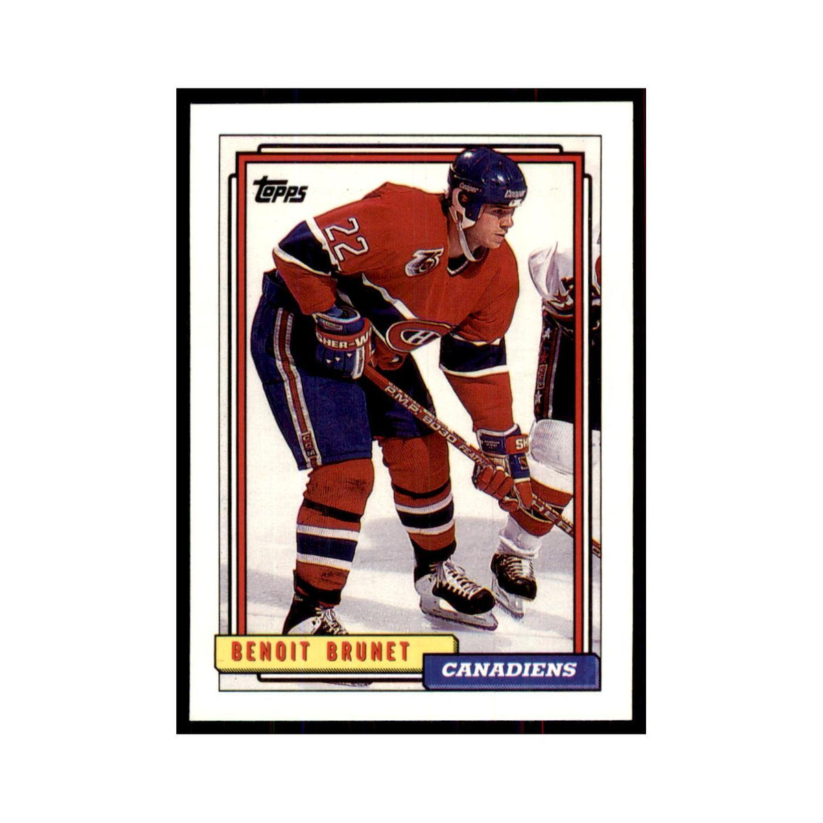 Benoit Brunet 1992 Topps #137 Hockey Cards Hockey Card NM