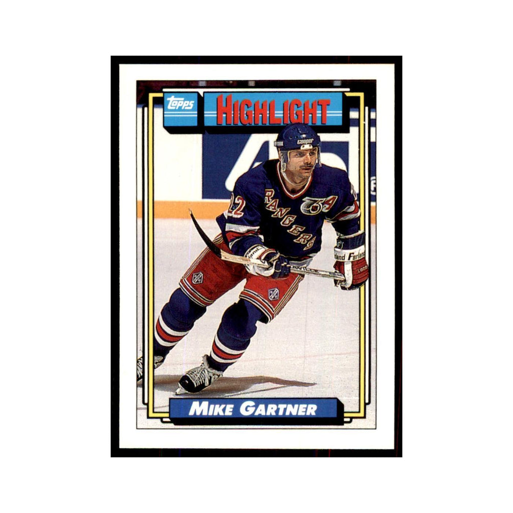 Mike Gartner 1992 Topps #264 Hockey Cards Hockey Card NM