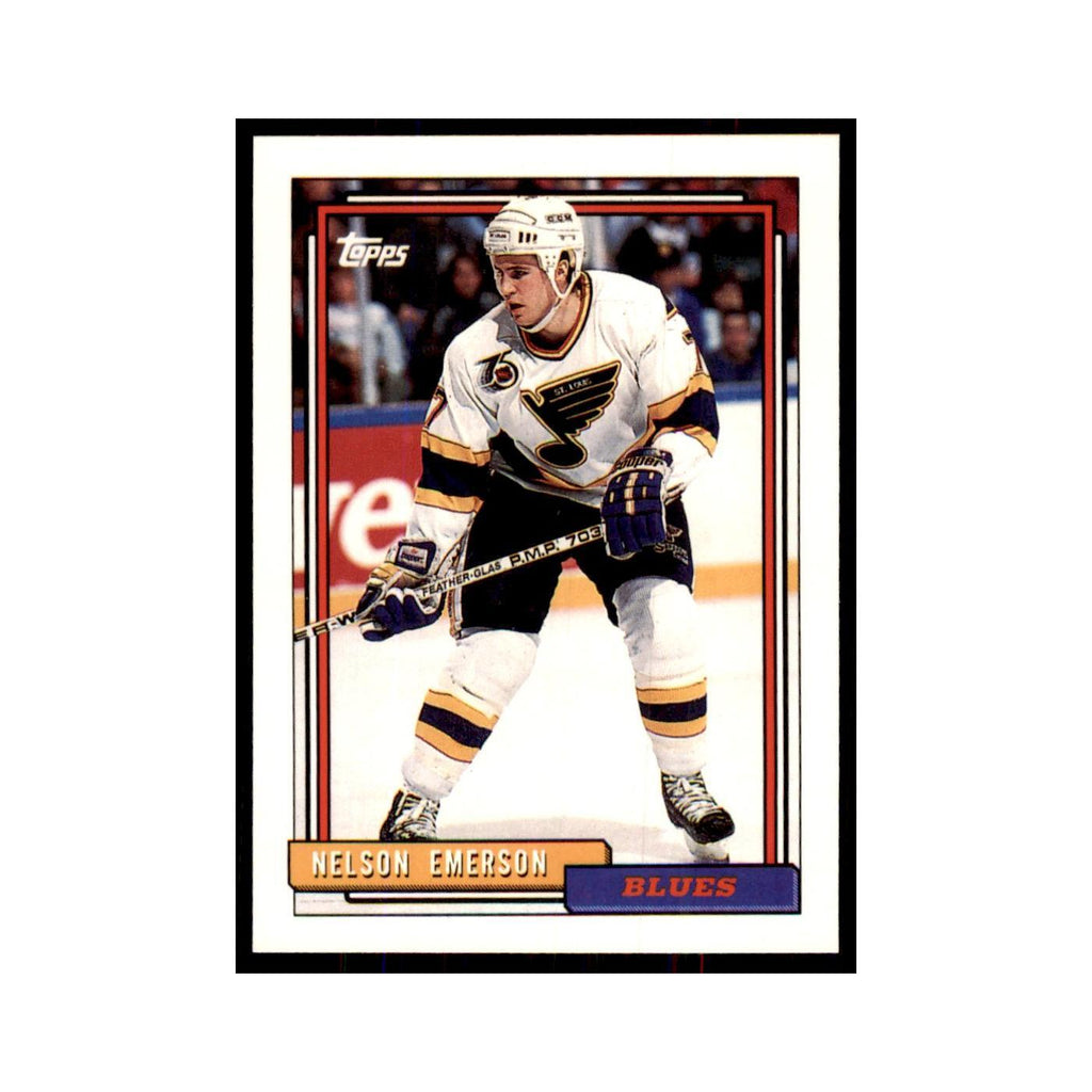 Nelson Emerson 1992 Topps #480 Hockey Cards Hockey Card NM