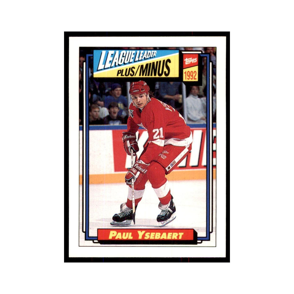 Paul Ysebaert 1992 Topps #314 Hockey Cards Hockey Card NM