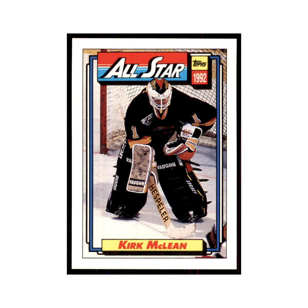 Kirk McLean 1992 Topps #270 Hockey Cards Hockey Card NM