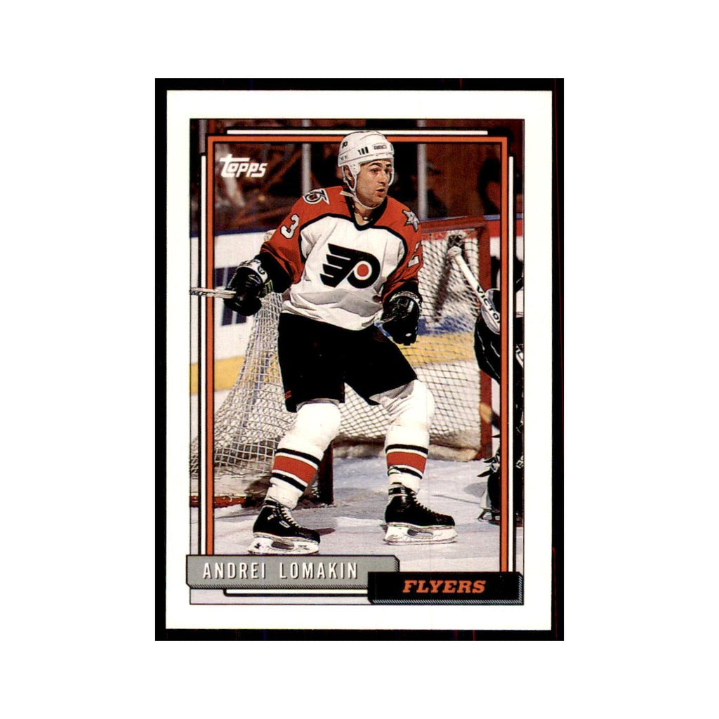 Andrei Lomakin 1992 Topps #380 Hockey Cards Hockey Card NM