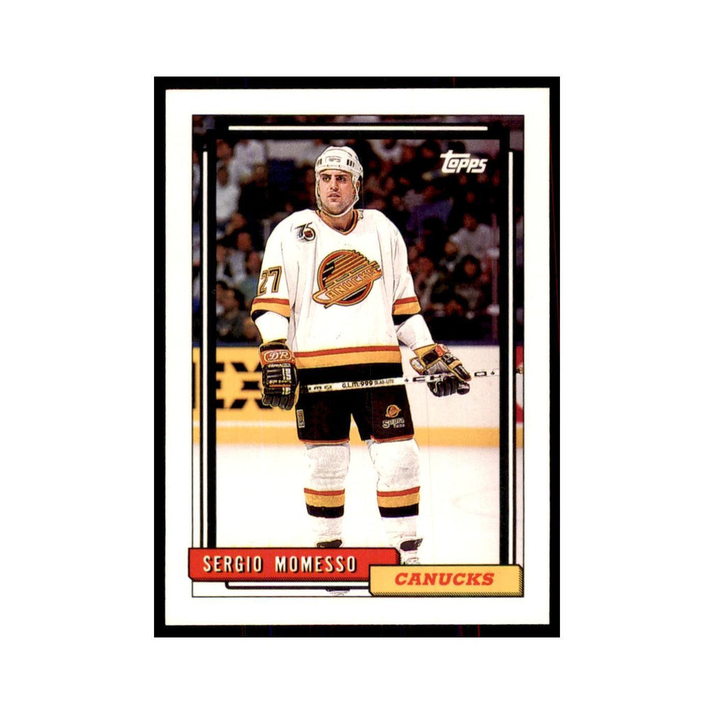 Sergio Momesso 1992 Topps #214 Hockey Cards Hockey Card NM