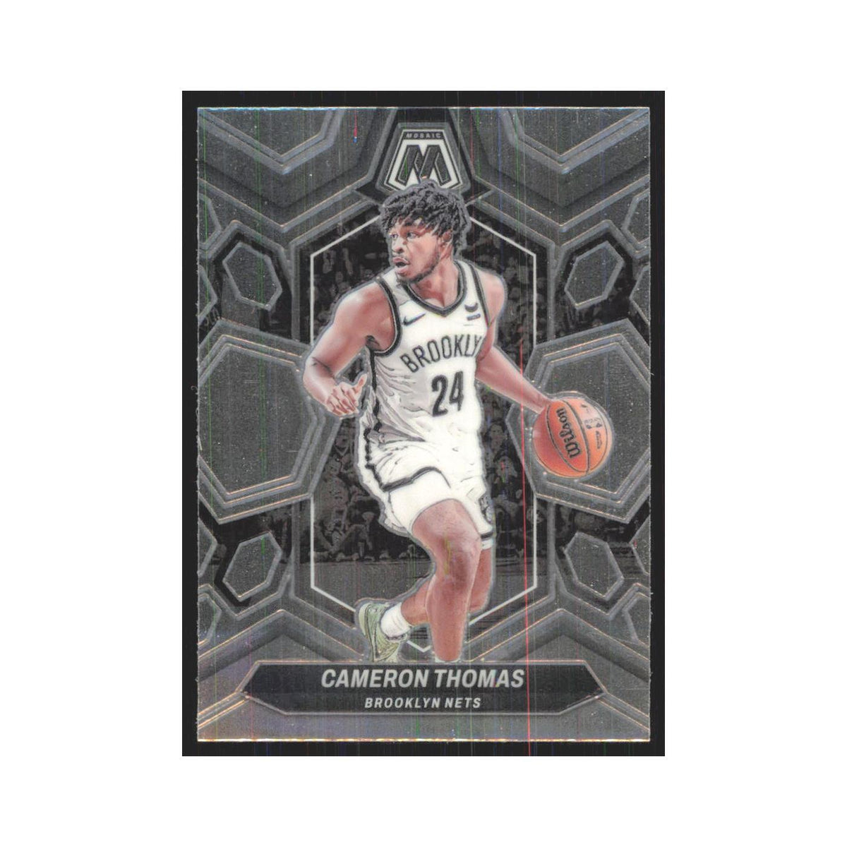 Cameron Thomas 2023 Panini Mosaic #117 Brooklyn Nets Basketball Card NM