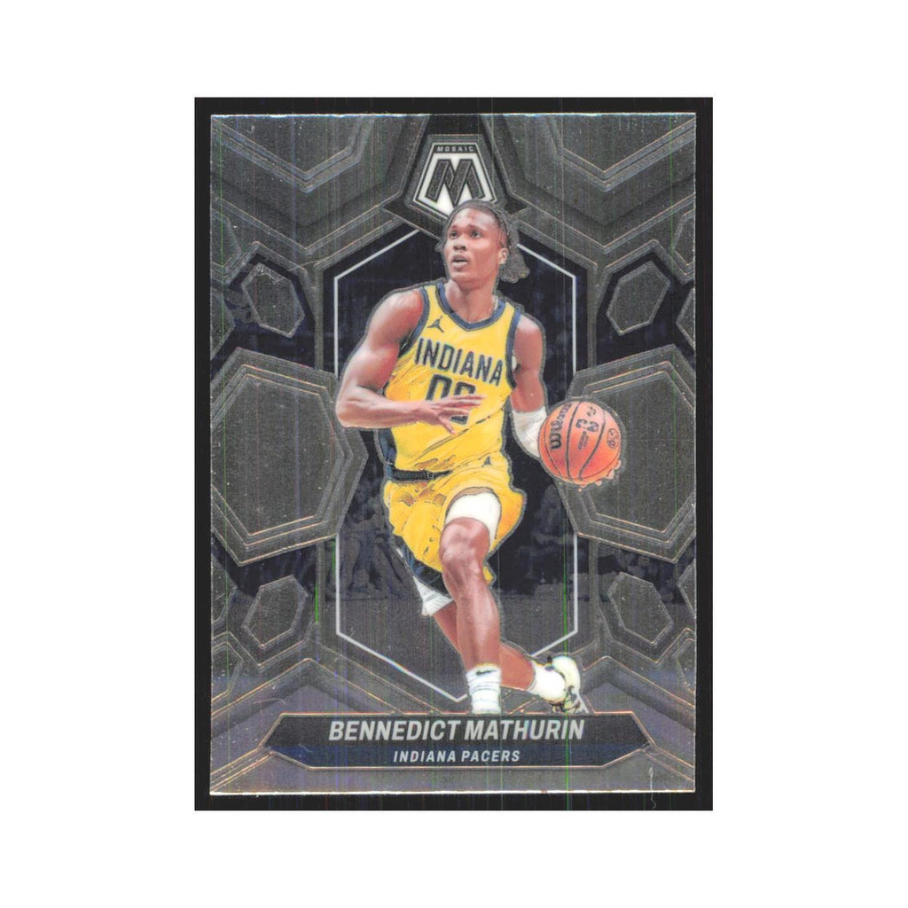 Bennedict Mathurin 2023 Panini Mosaic #71 Indiana Pacers Basketball Card NM