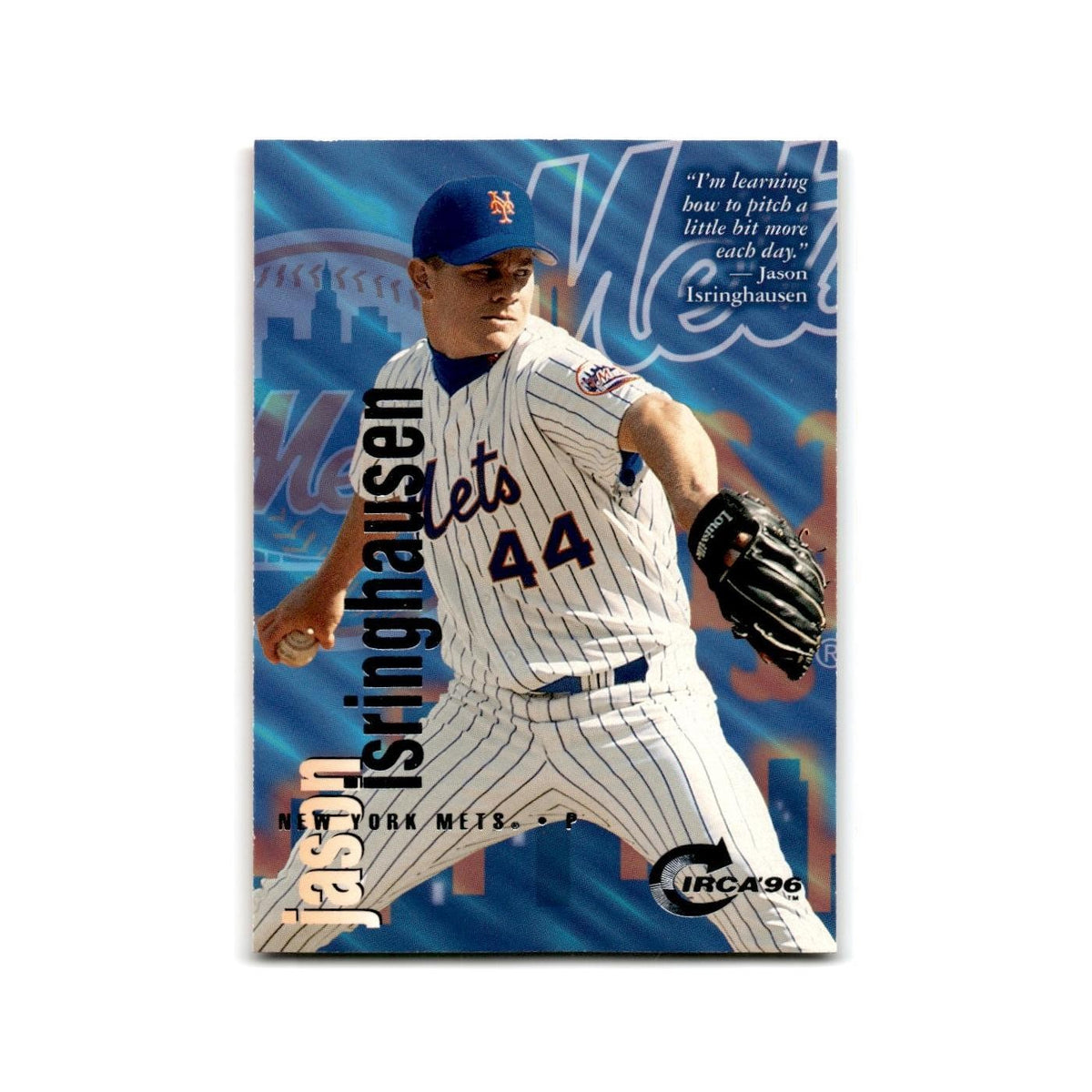 Jason Isringhausen 1996 Circa #158 New York Mets Baseball Card NM