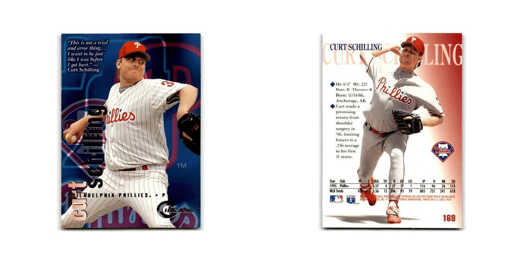 Curt Schilling 1996 Circa #169 Philadelphia Phillies Baseball Card NM