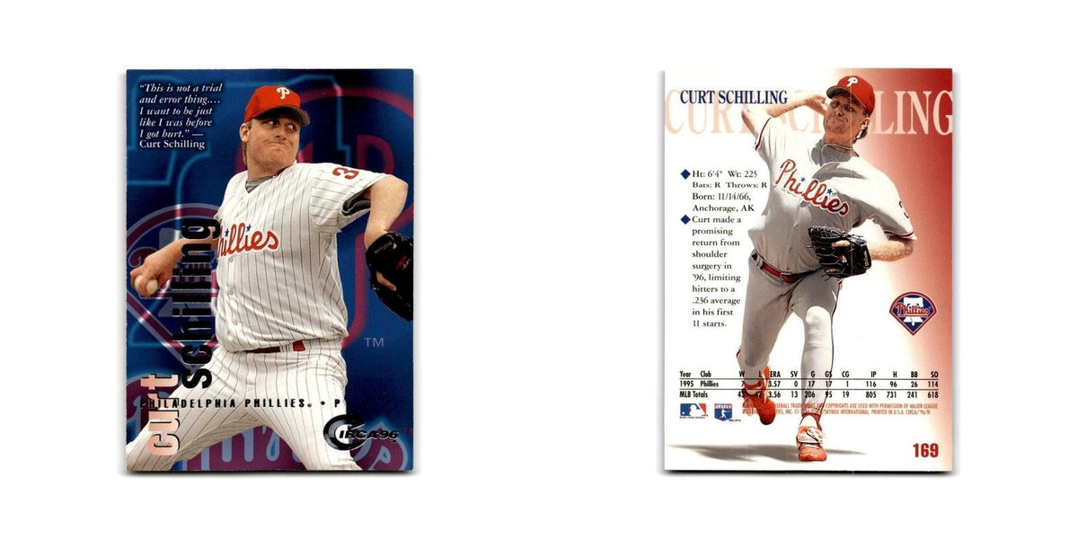 Curt Schilling 1996 Circa #169 Philadelphia Phillies Baseball Card NM