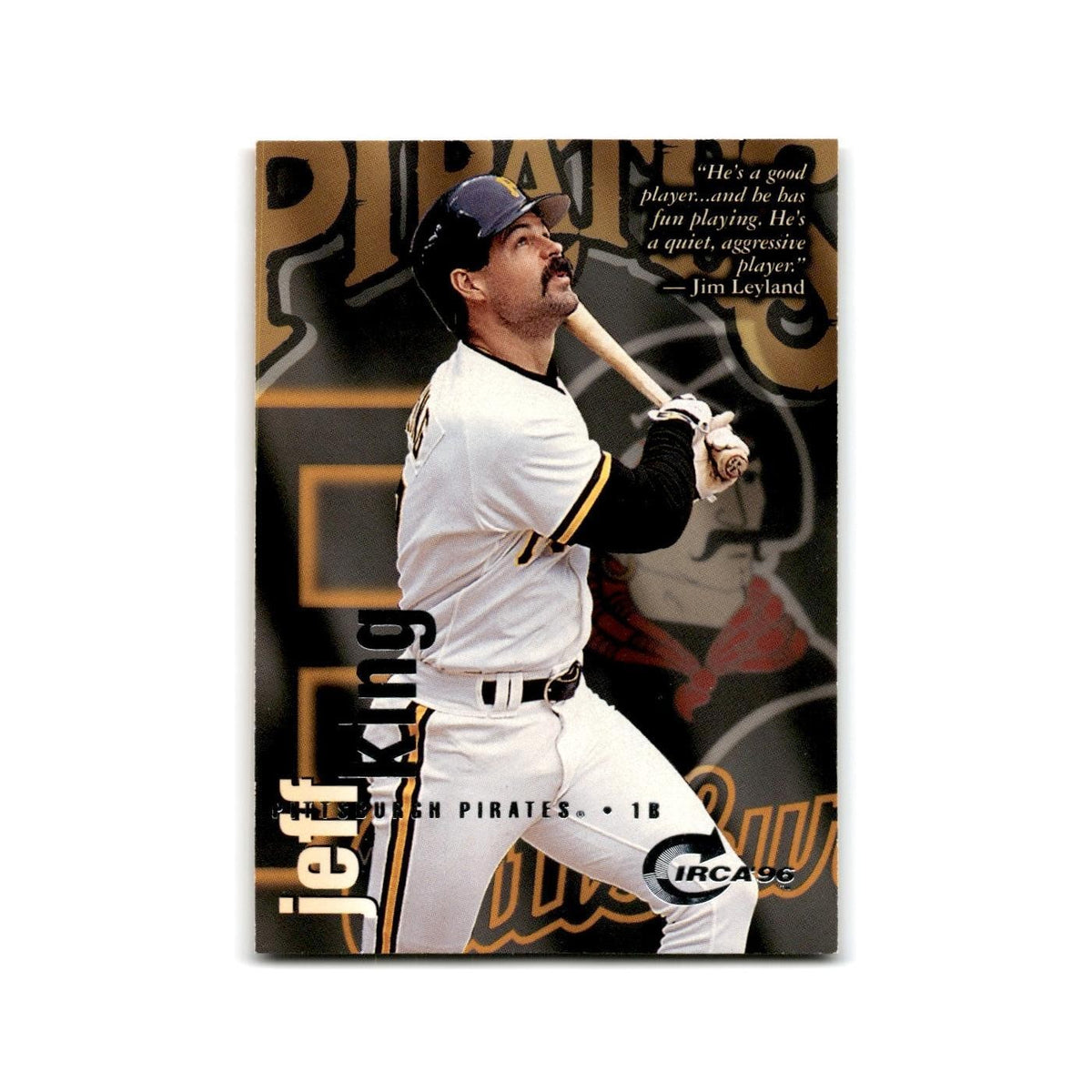 Jeff King 1996 Circa #173 Pittsburgh Pirates Baseball Card NM