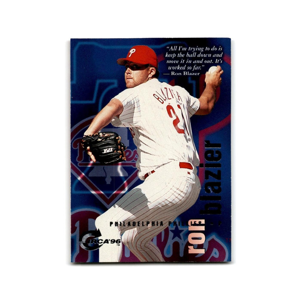 Ron Blazier 1996 Circa #163 Philadelphia Phillies Baseball Card NM