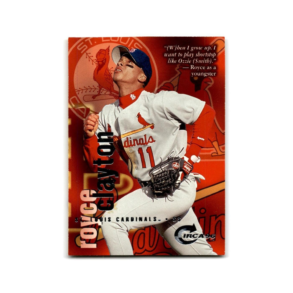 Royce Clayton 1996 Circa #176 St. Louis Cardinals Baseball Card NM