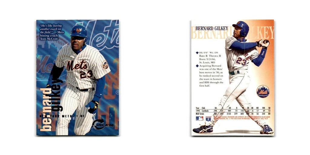 Benard Gilkey 1996 Circa #156 New York Mets Baseball Card NM