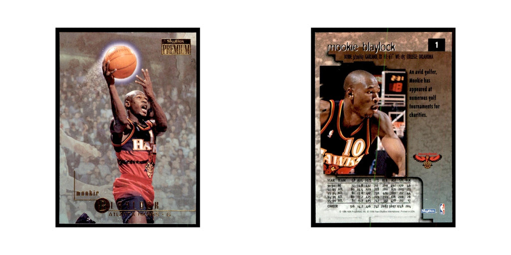 1996 SkyBox Premium Mookie Blaylock Basketball Cards #1
