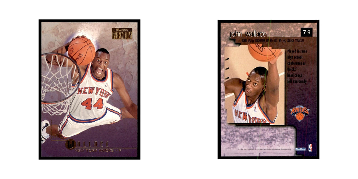 1996 SkyBox Premium John Wallace Basketball Cards #79
