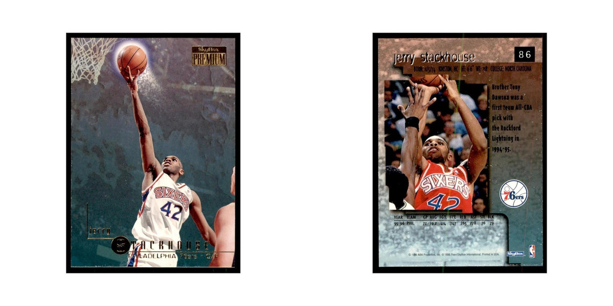 1996 SkyBox Premium Jerry Stackhouse Basketball Cards #86
