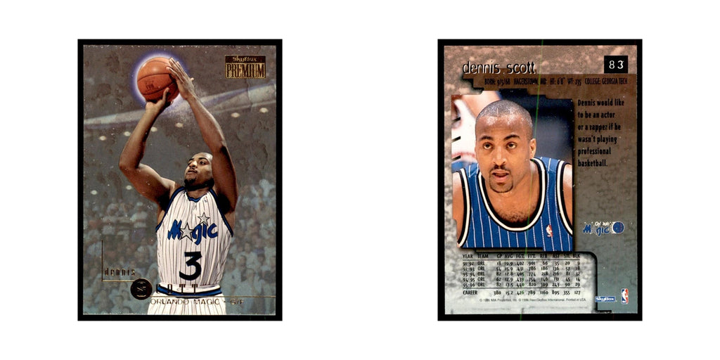 1996 SkyBox Premium Dennis Scott Basketball Cards #83