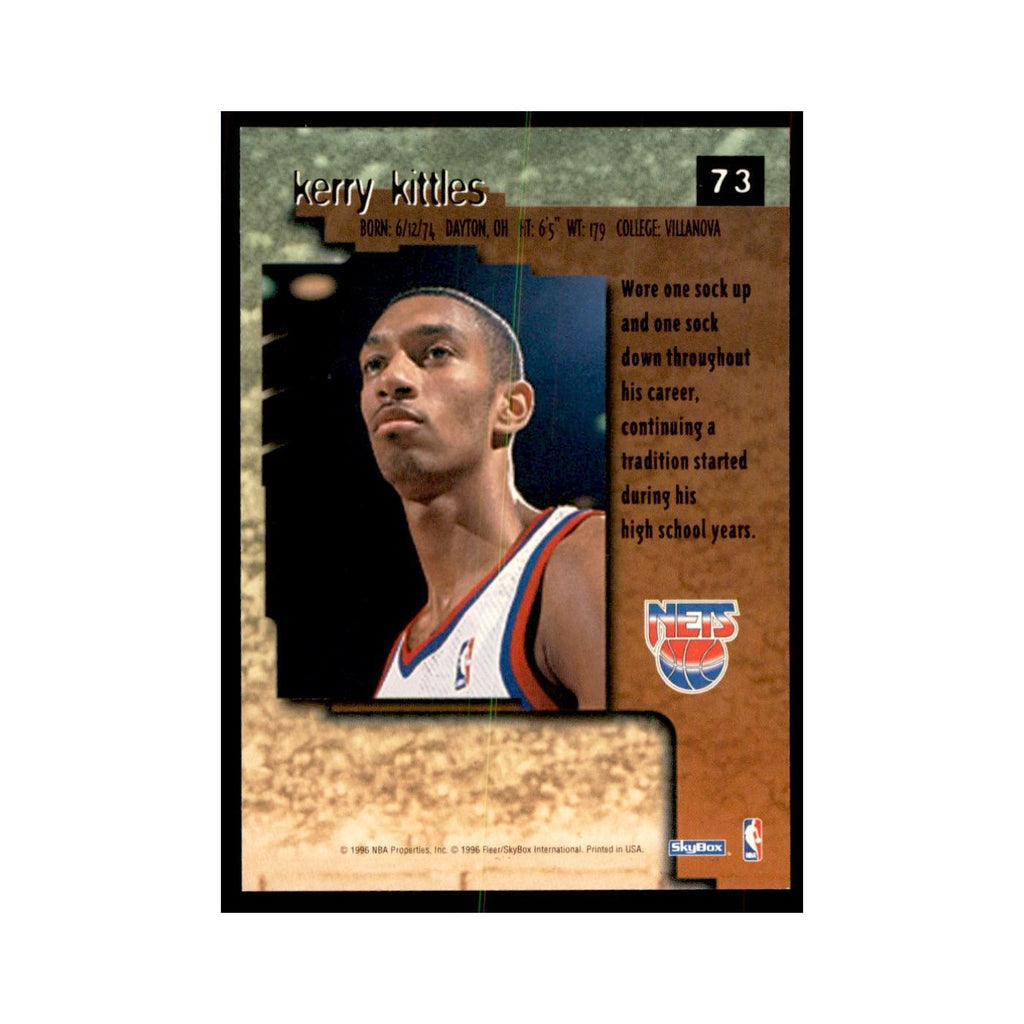 1996 SkyBox Premium Kerry Kittles Basketball Cards #73