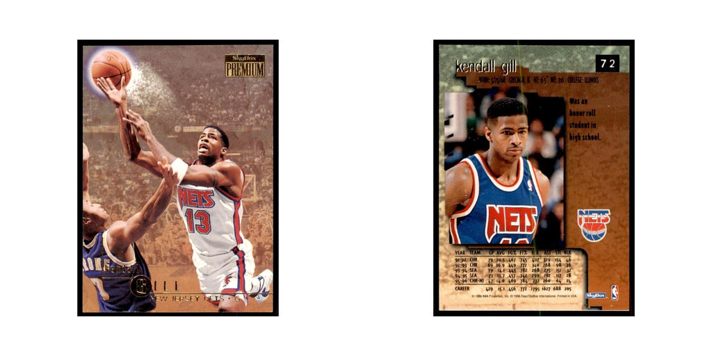 1996 SkyBox Premium Kendall Gill Basketball Cards #72