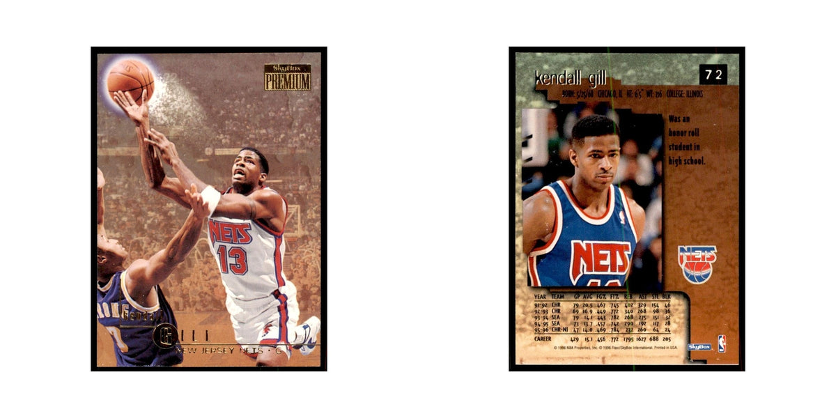 1996 SkyBox Premium Kendall Gill Basketball Cards #72