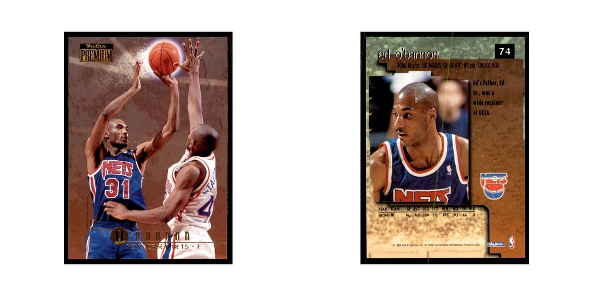1996 SkyBox Premium Ed O'Bannon Basketball Cards #74