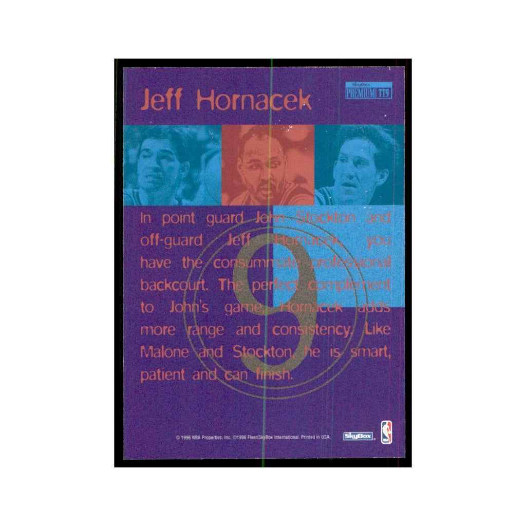 1996 SkyBox Premium Jeff Hornacek Basketball Cards #TT9