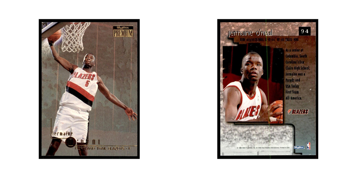 1996 SkyBox Premium Jermaine O'Neal Basketball Cards #94