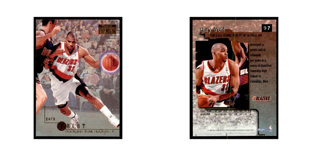 1996 SkyBox Premium Gary Trent Basketball Cards #97