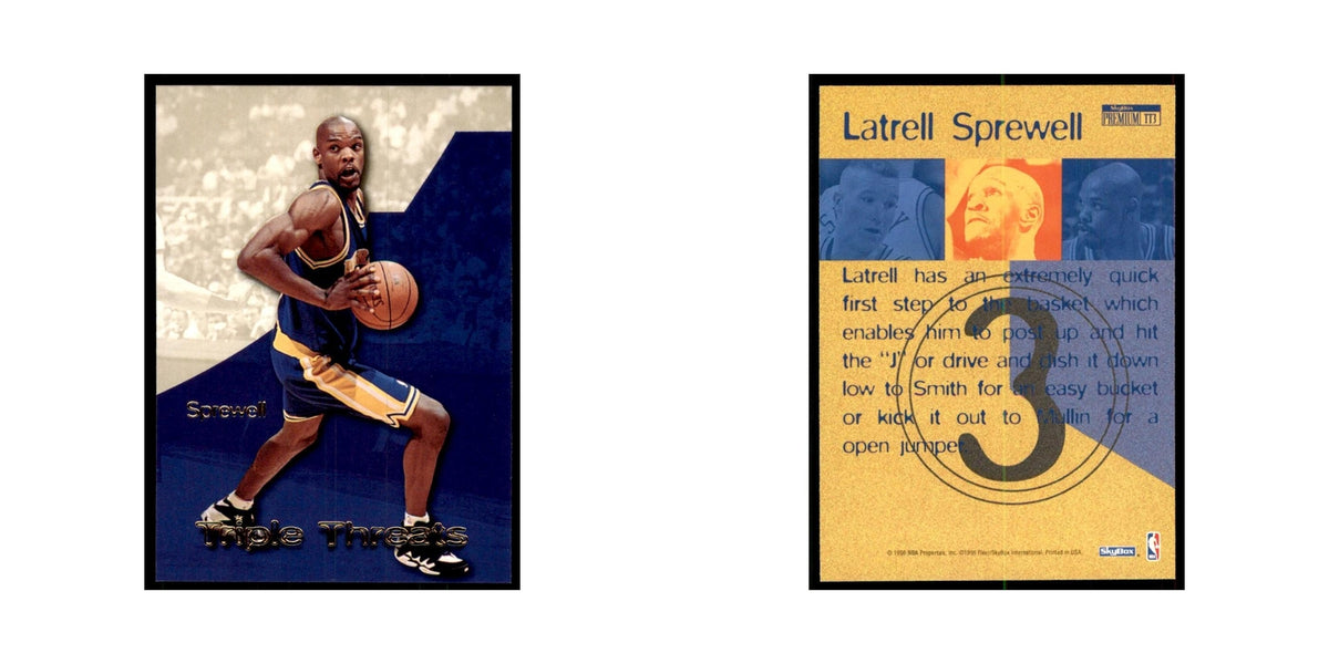 1996 SkyBox Premium Latrell Sprewell Basketball Cards #TT3
