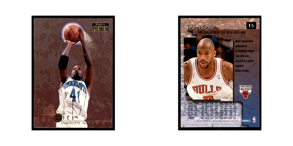 1996 SkyBox Premium Ron Harper Basketball Cards #15