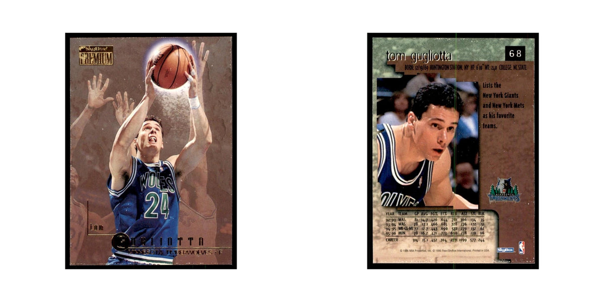 1996 SkyBox Premium Tom Gugliotta Basketball Cards #68