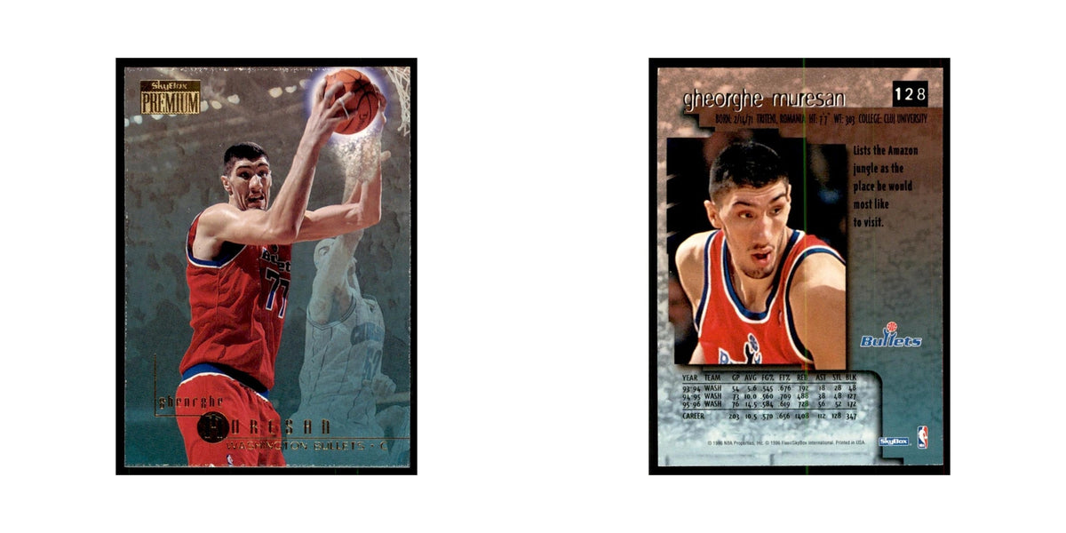 1996 SkyBox Premium Gheorghe Muresan Basketball Cards #128