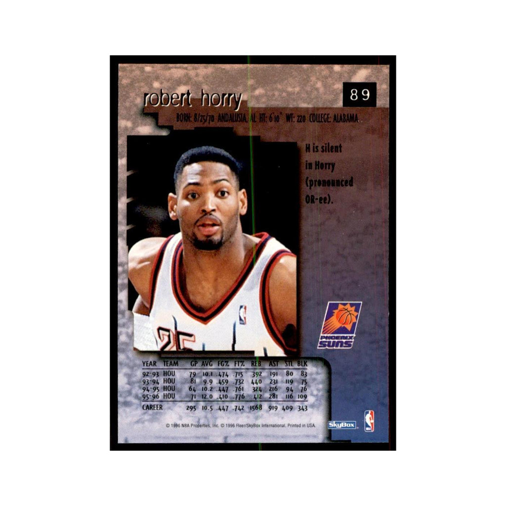 1996 SkyBox Premium Robert Horry Basketball Cards #89