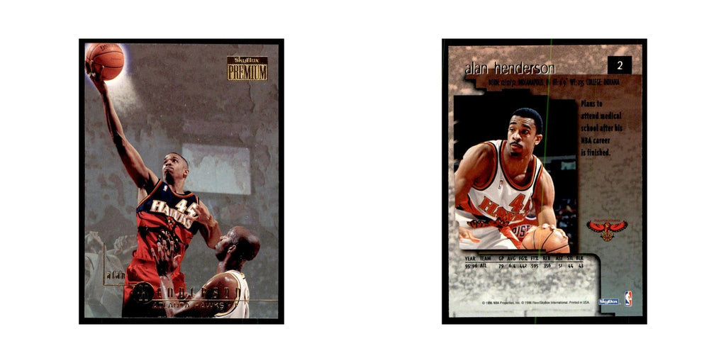 1996 SkyBox Premium Alan Henderson Basketball Cards #2