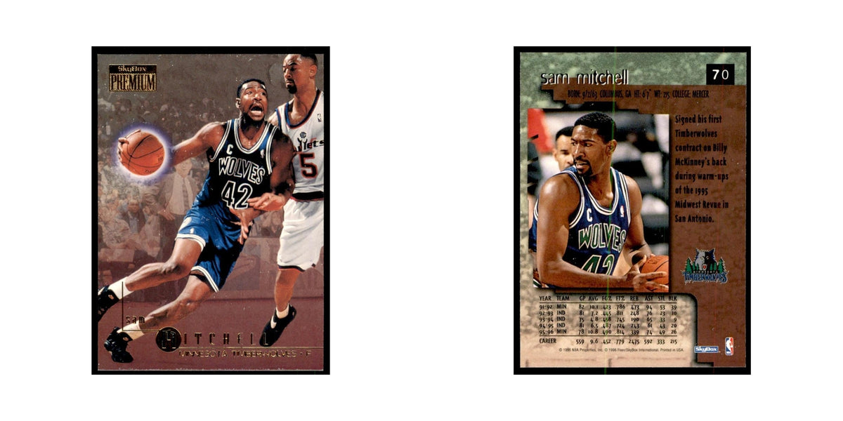 1996 SkyBox Premium Sam Mitchell Basketball Cards #70