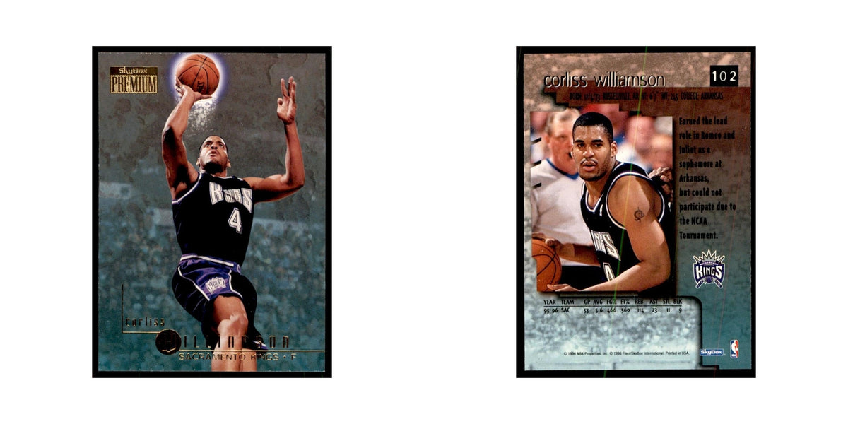 1996 SkyBox Premium Corliss Williamson Basketball Cards #102