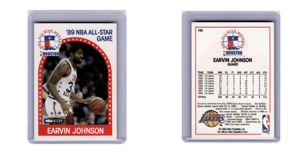 1989 Hoops Earvin Johnson Lakers #166