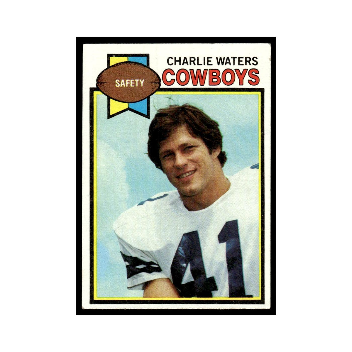 1979 Topps Football Card Charlie Waters Cowboys #445